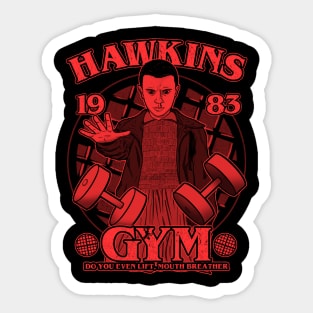 Hawkins Gym Sticker